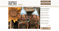 Desktop Screenshot of marketsquareshows.com